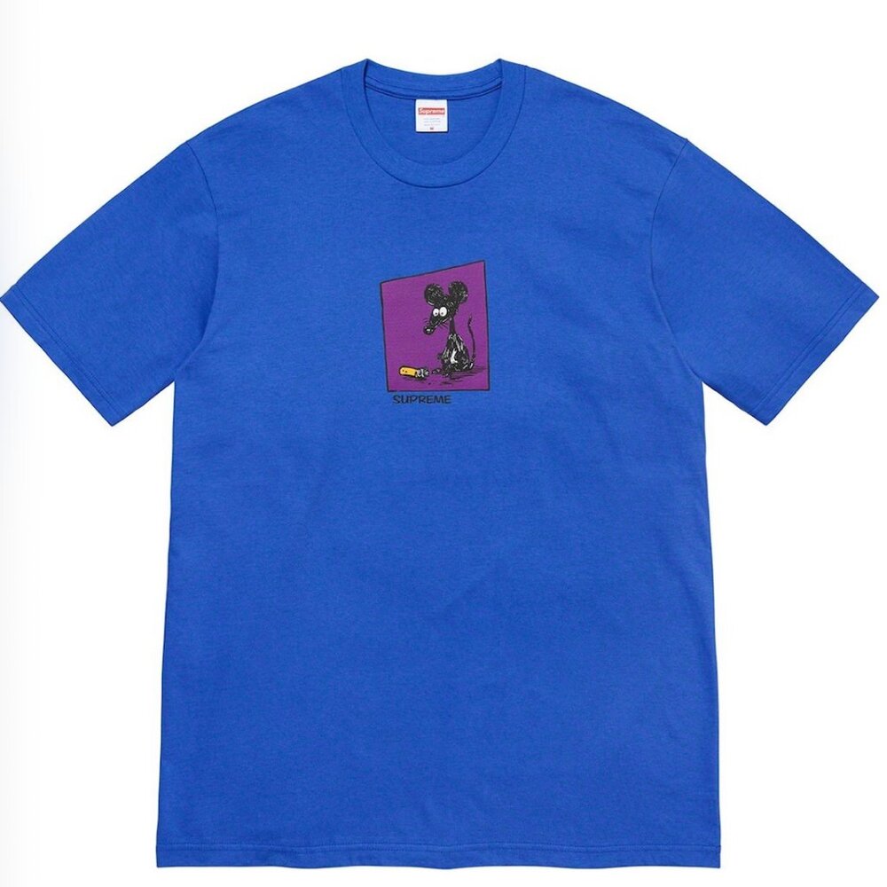 NWT Supreme Mouse Tee - Royal - XL